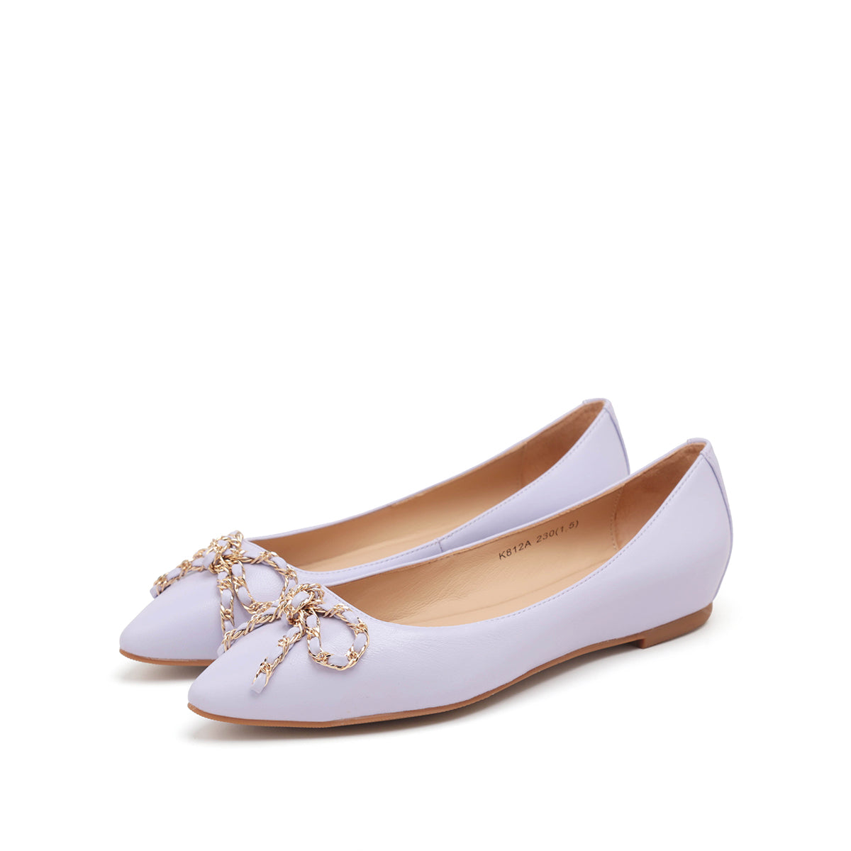 Pointed Toe Flats with Knot