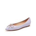 Pointed Toe Flats with Knot