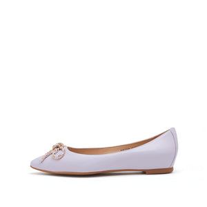 Pointed Toe Flats with Knot