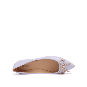 Pointed Toe Flats with Knot