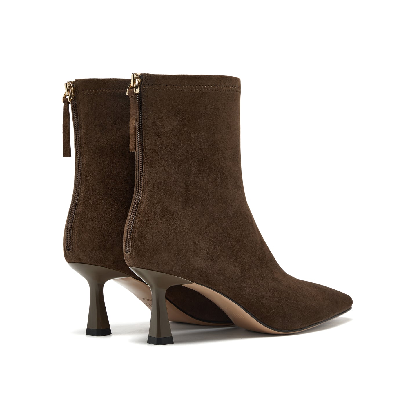 Back Zipper High Heel Boots