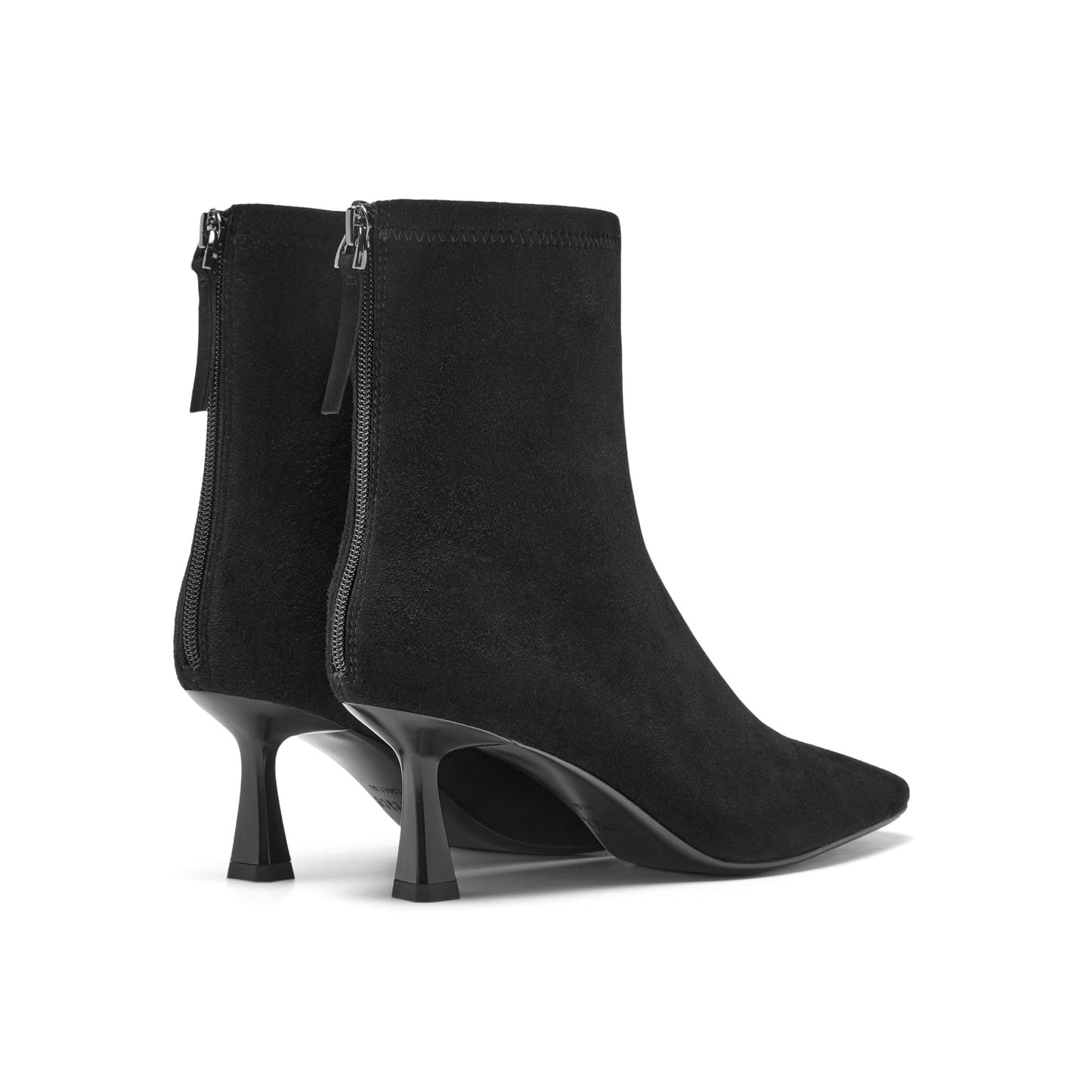Back Zipper High Heel Boots