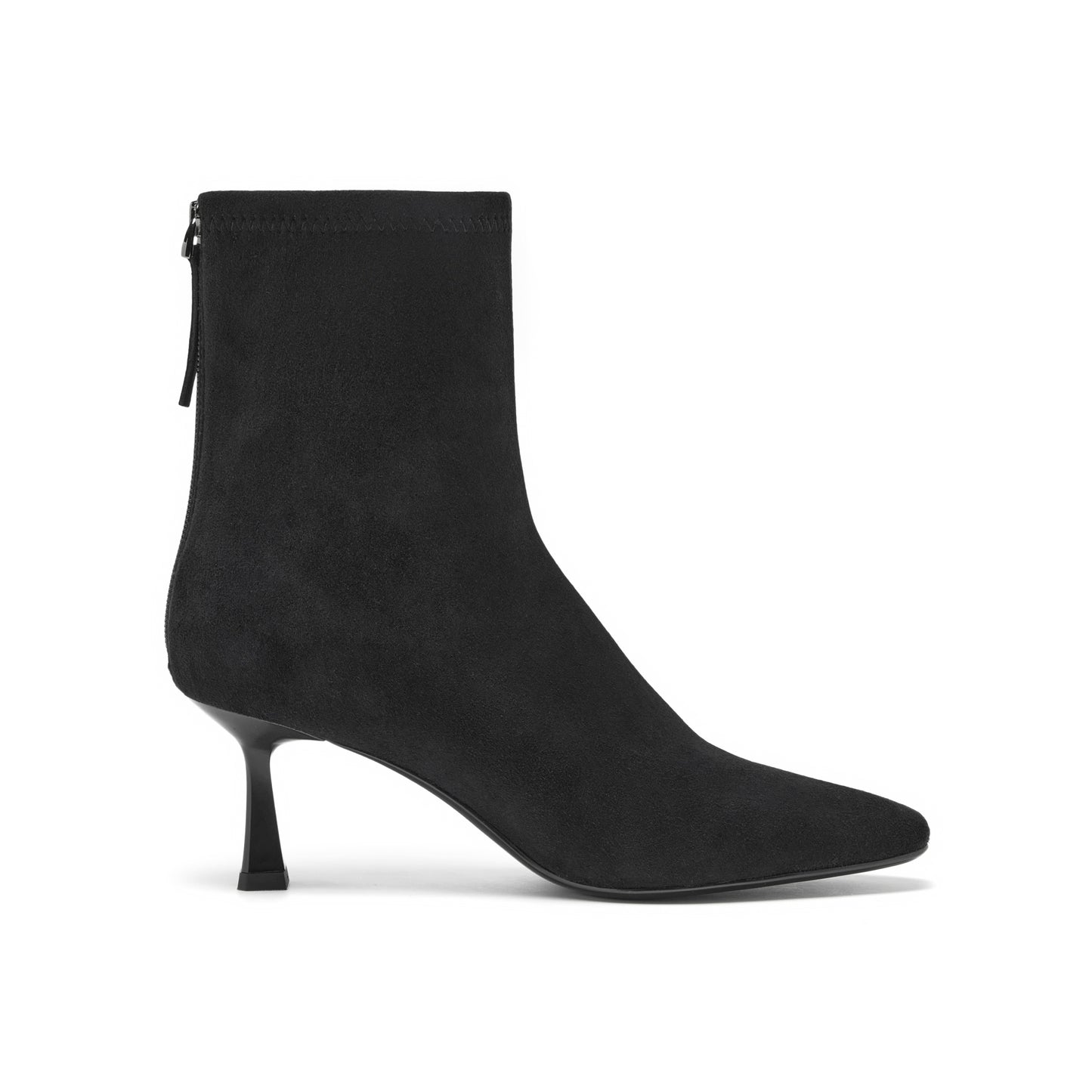 Back Zipper High Heel Boots