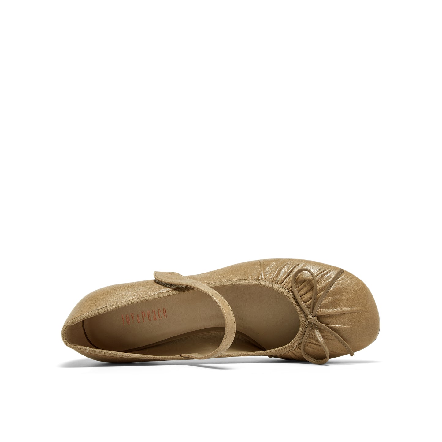 Gatherd Leather Mary Jane Shoes