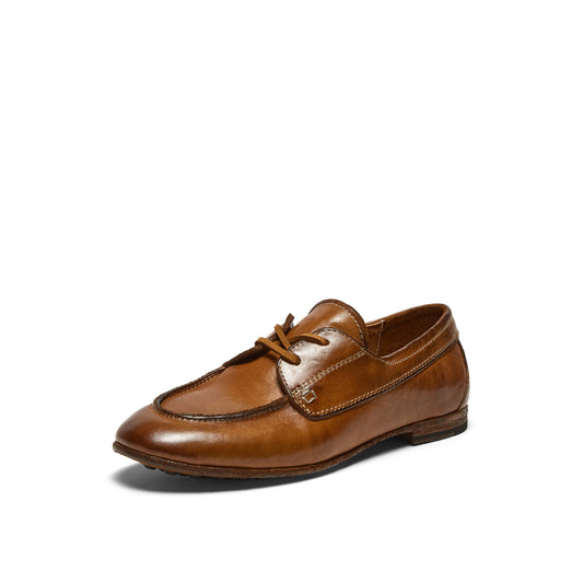 Retro Horse Leather Oxford Shoes