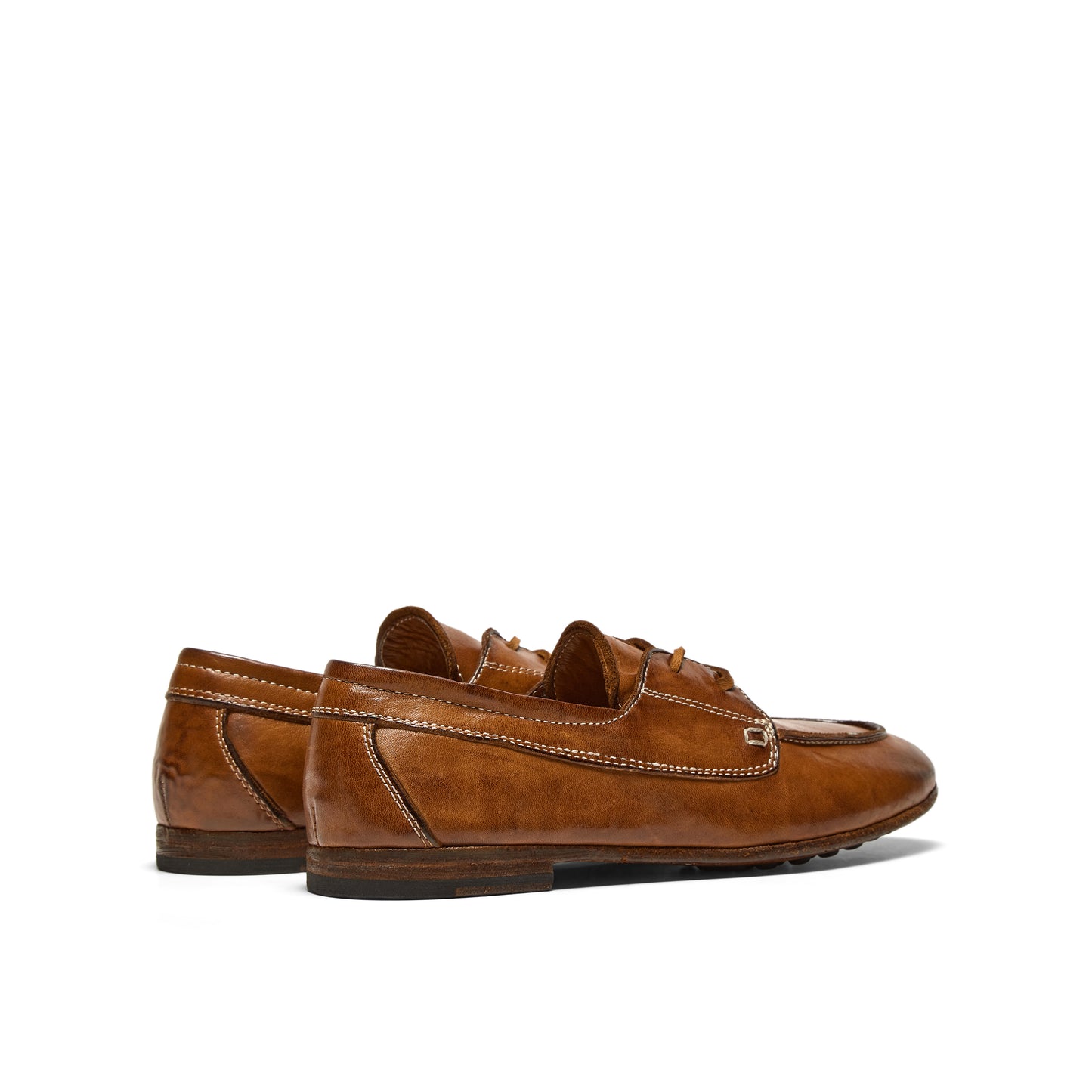 Retro Horse Leather Oxford Shoes