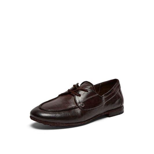 Retro Horse Leather Oxford Shoes