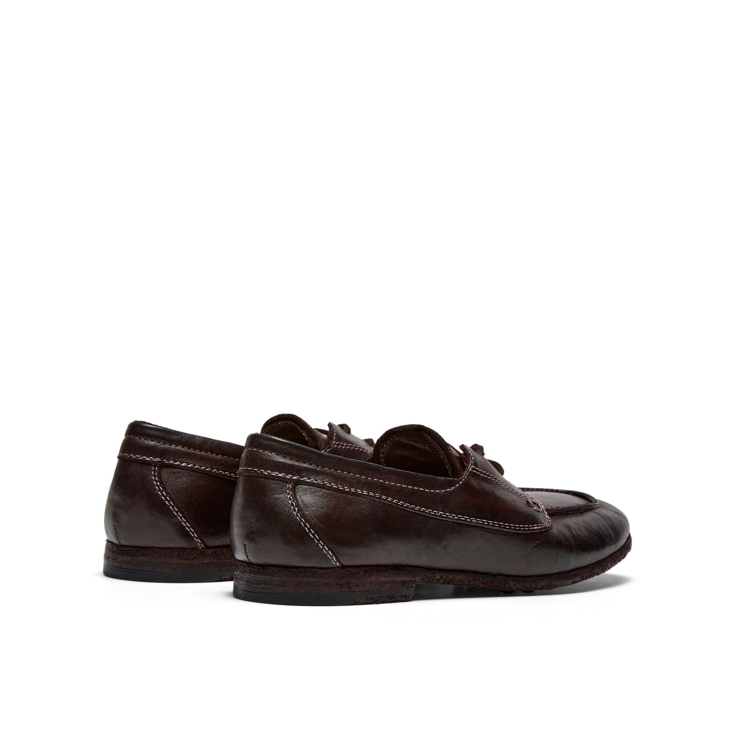 Retro Horse Leather Oxford Shoes