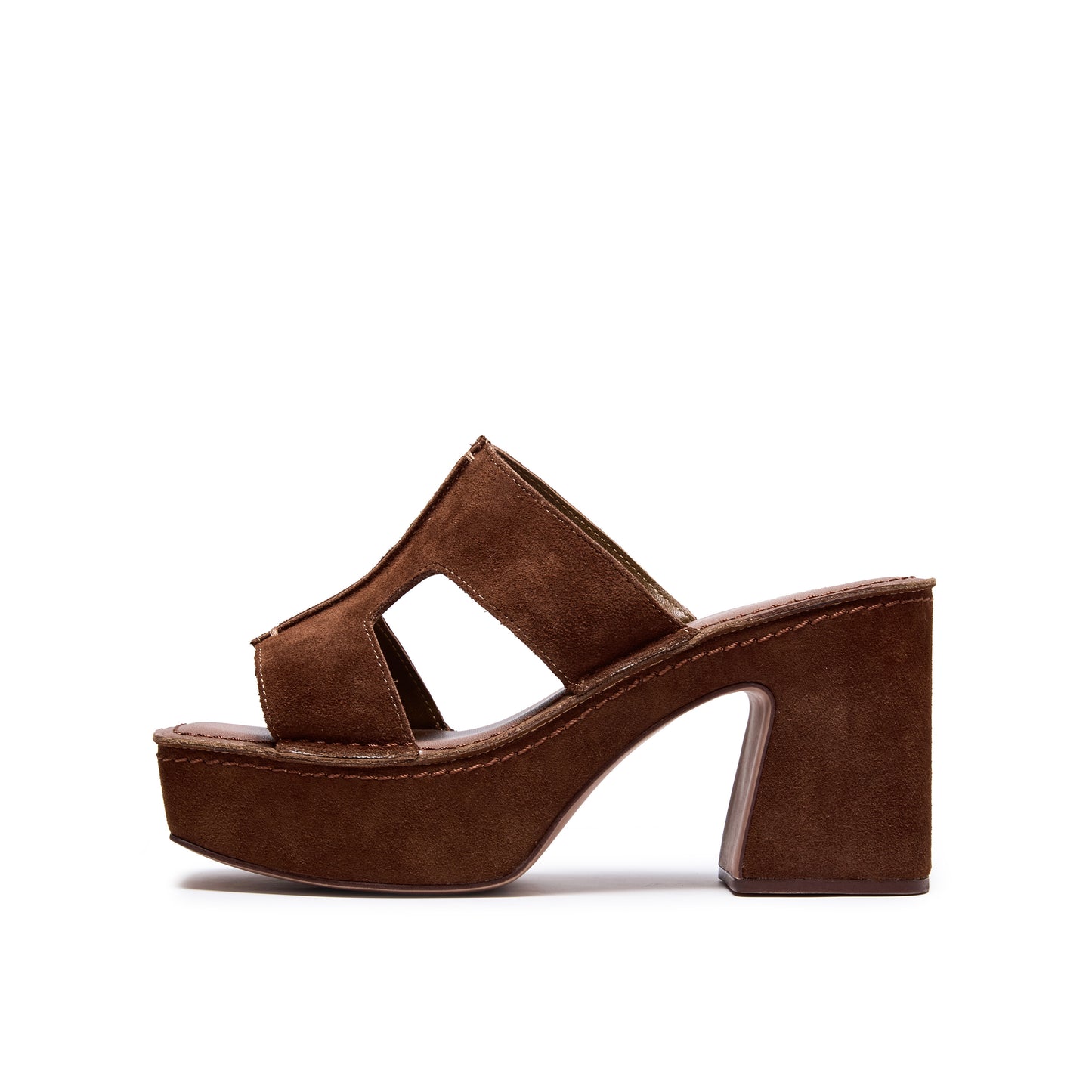 Retro Platform Slippers