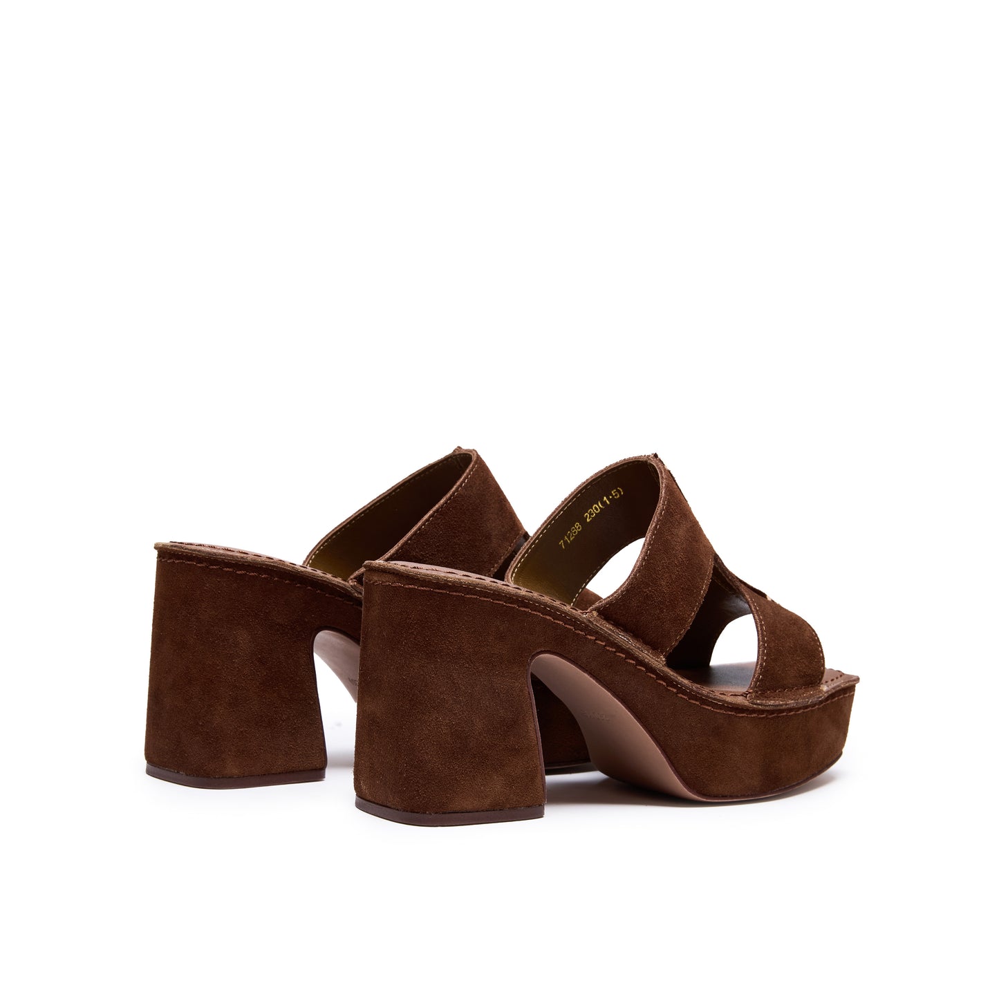 Retro Platform Slippers