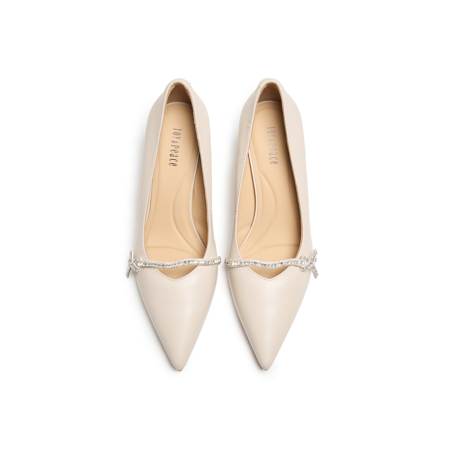 Embellished Bow Pointed Toe Heels