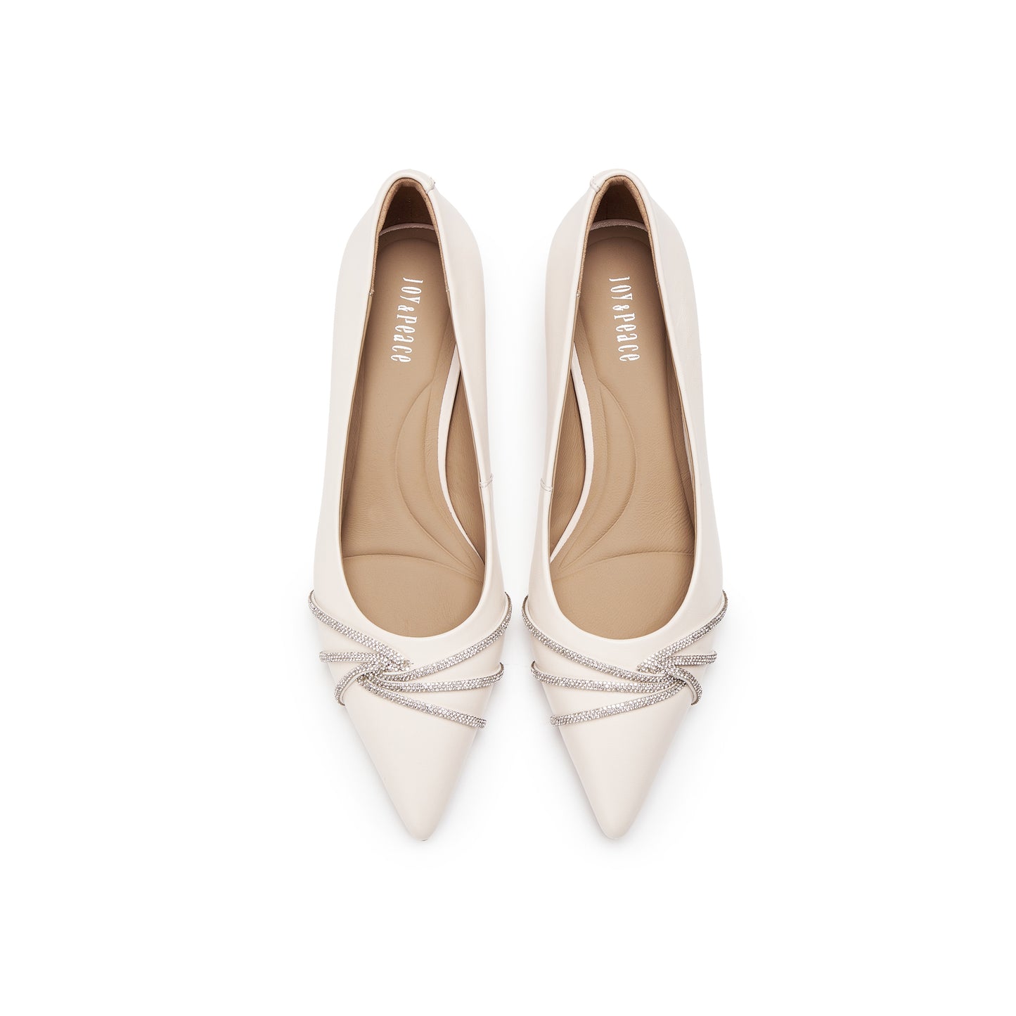 360 Cushy Cushy Sparkling Crystal Pumps