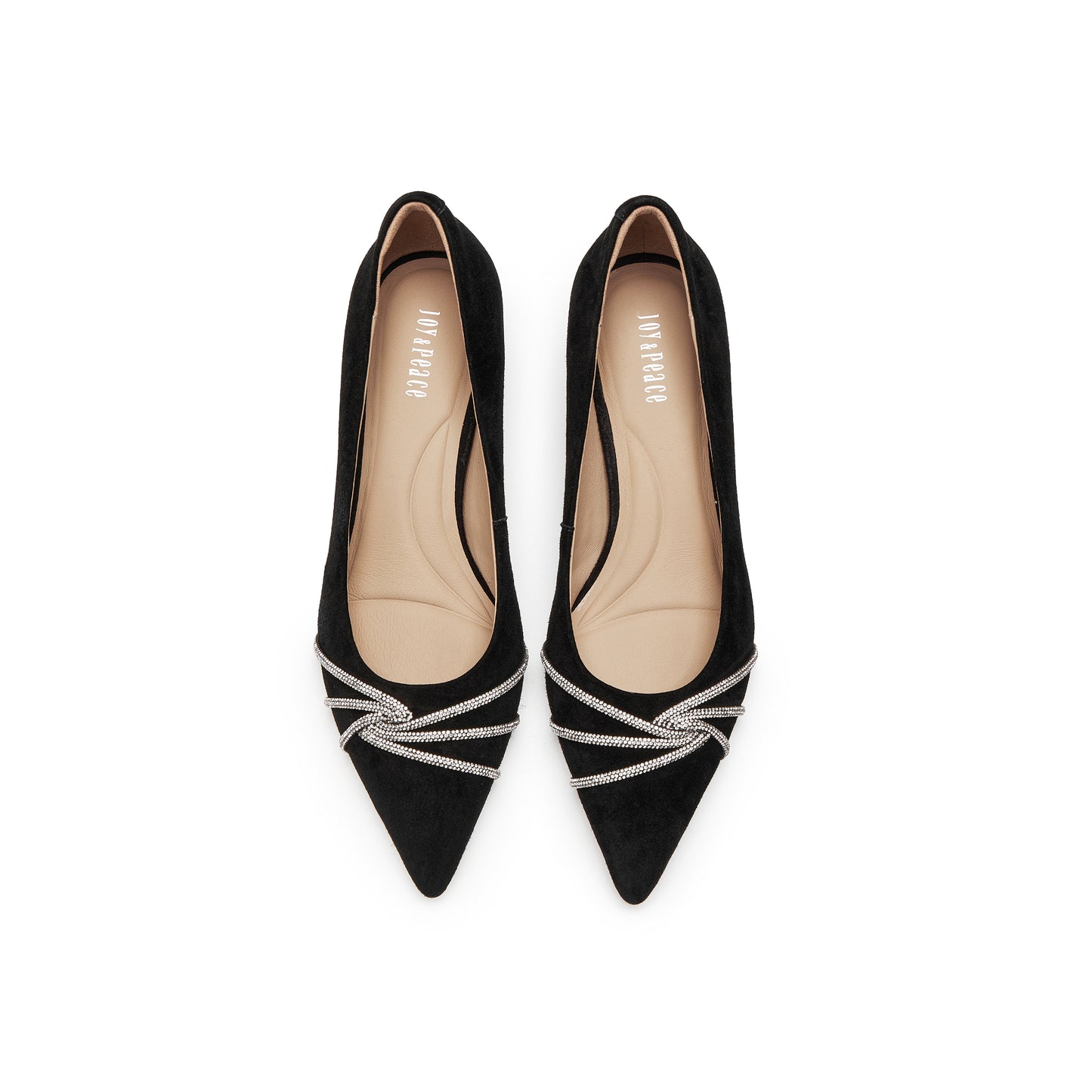 360 Cushy Cushy Sparkling Crystal Pumps