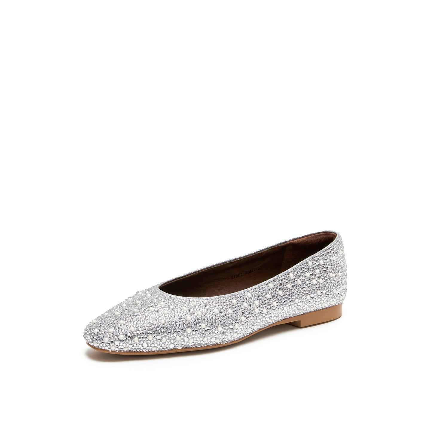 Low Heel Pumps with Crystal Embellishment