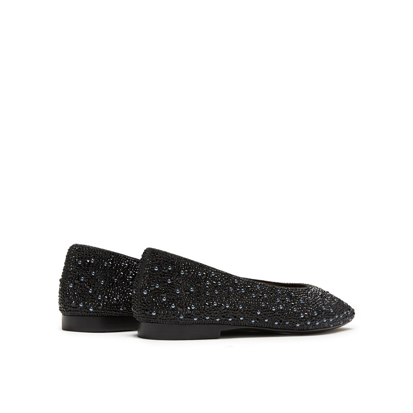Low Heel Pumps with Crystal Embellishment