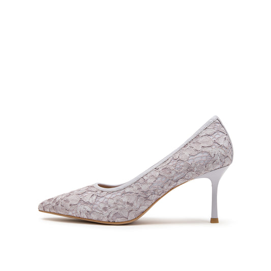 Elegant Lace High Heel Pumps
