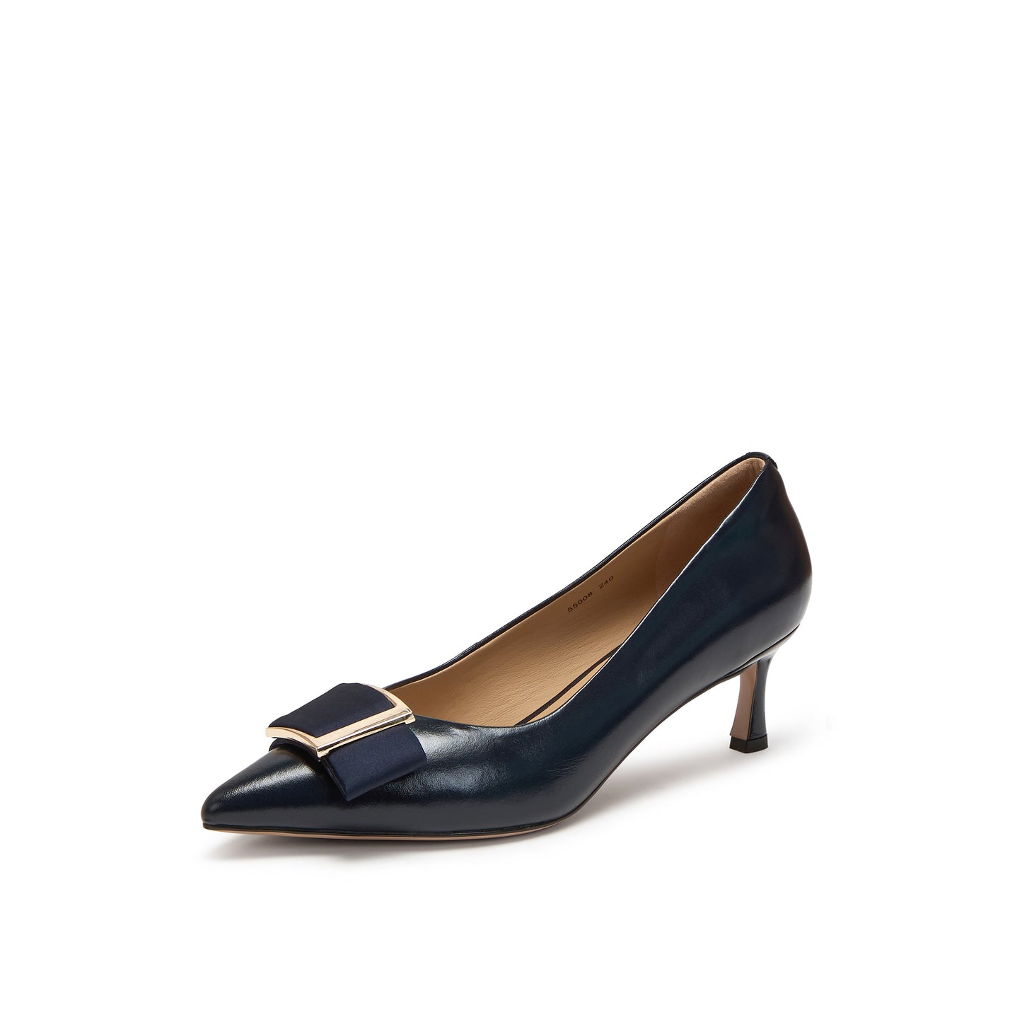 Elegant Mid Heel Pumps with Buckles