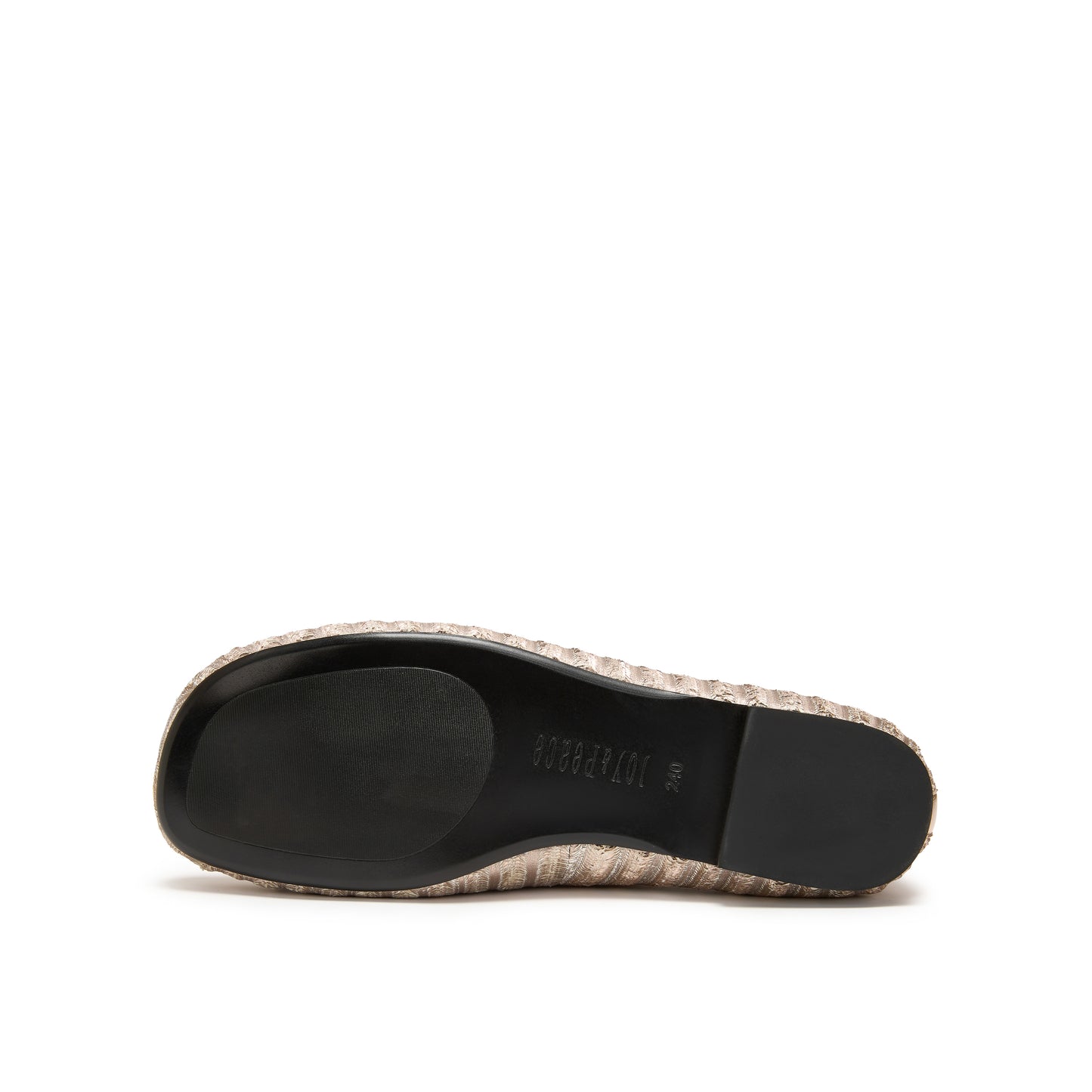 Textured Leather Ballet-Flat