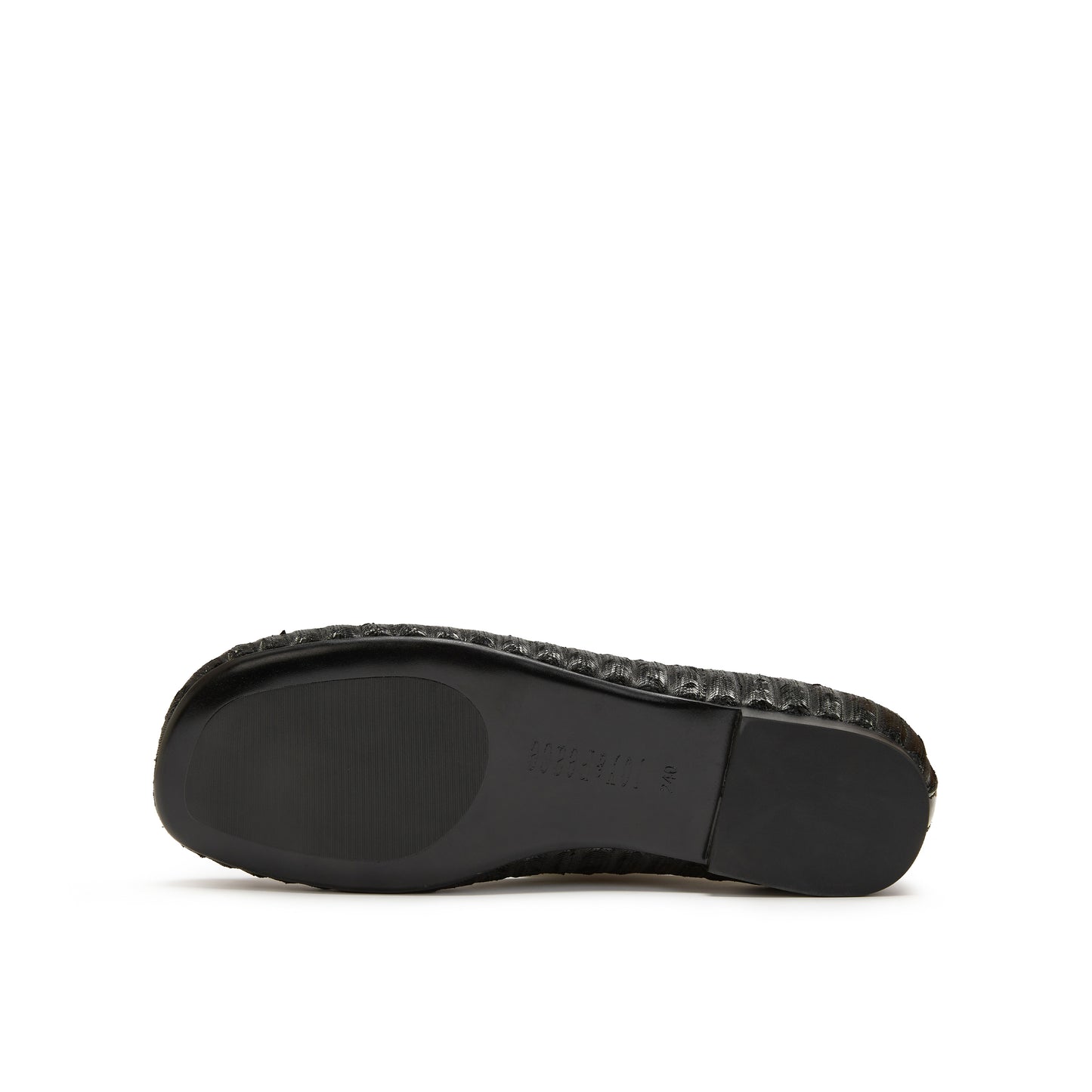 Textured Leather Ballet-Flat