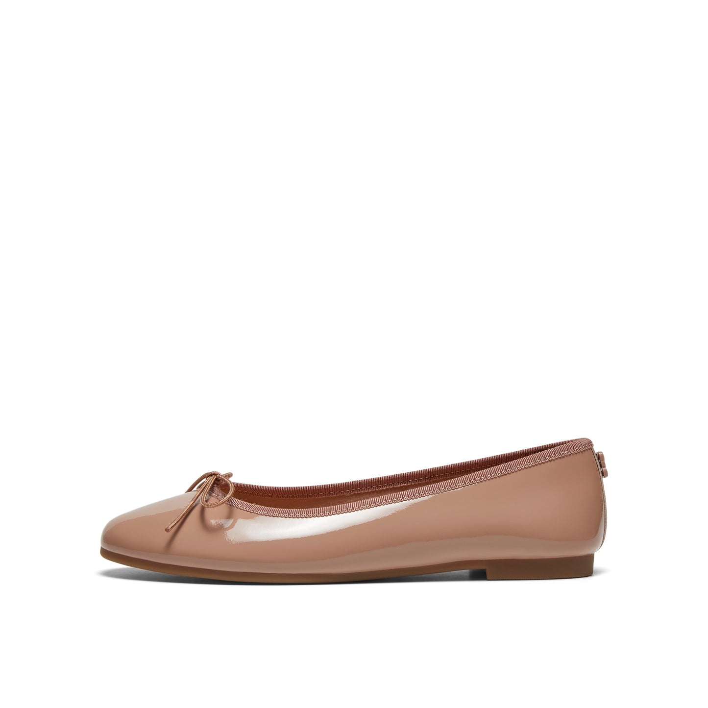 Round Toe Ballet Flats with Bow