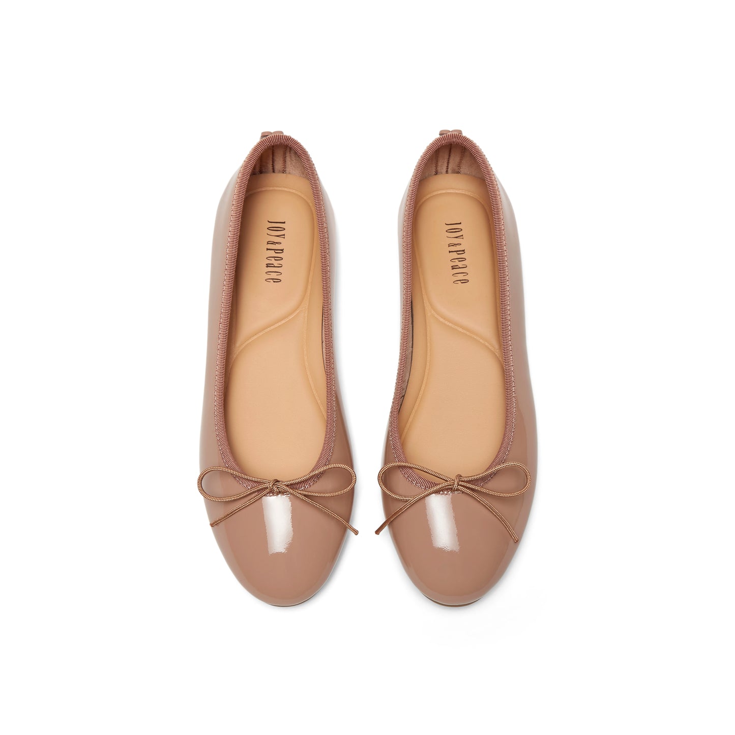 Round Toe Ballet Flats with Bow