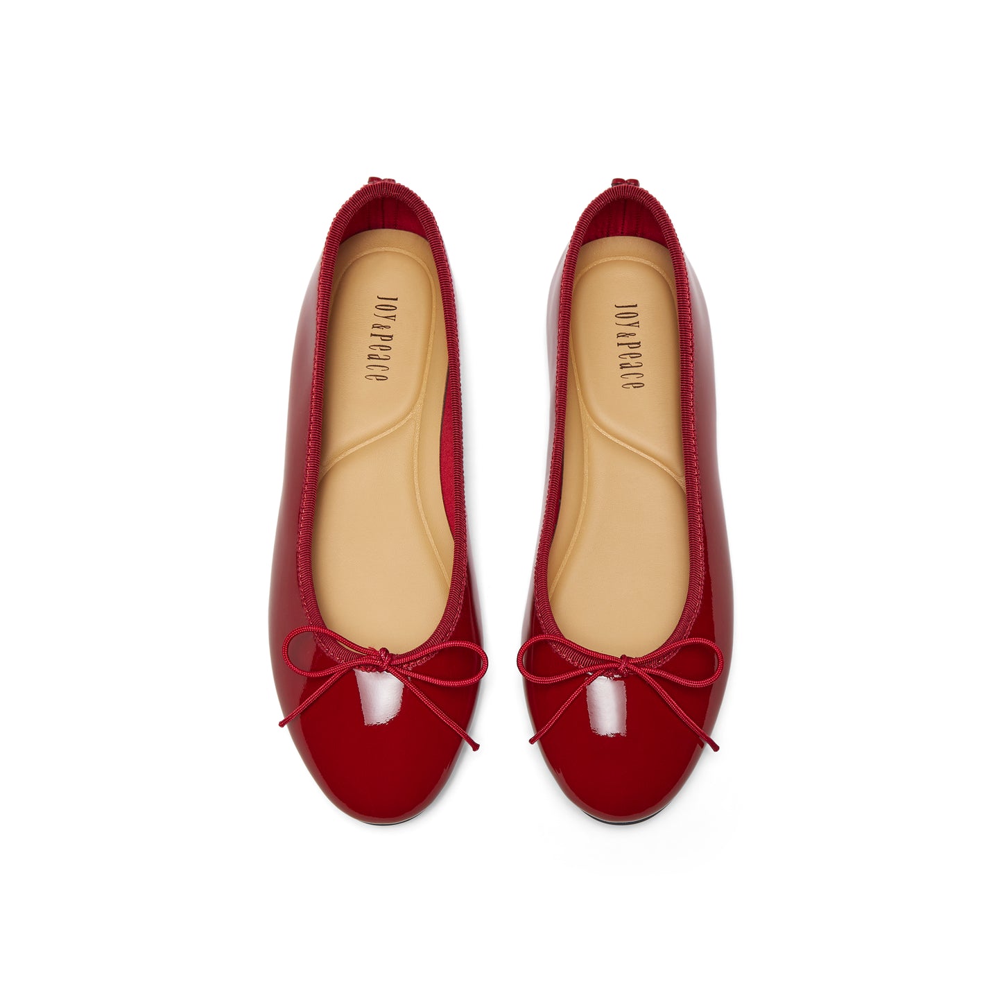 Round Toe Ballet Flats with Bow