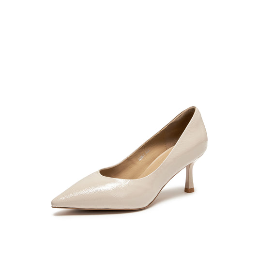 360° Cushy Cushy Wrinkled Patent Pumps