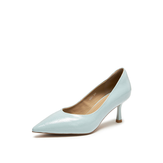 360° Cushy Cushy Wrinkled Patent Pumps