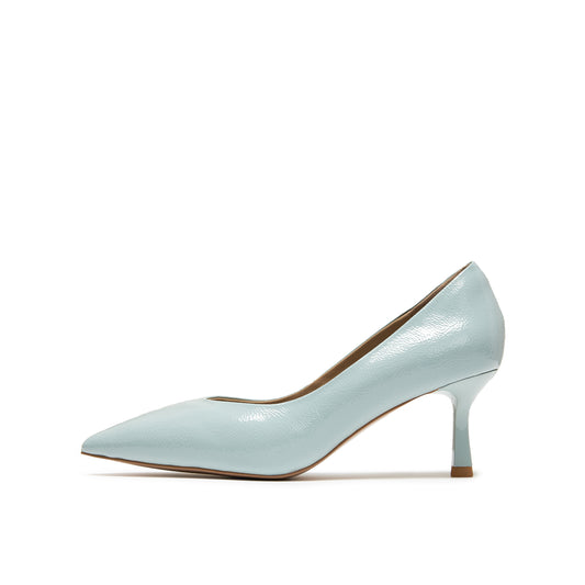 360° Cushy Cushy Wrinkled Patent Pumps