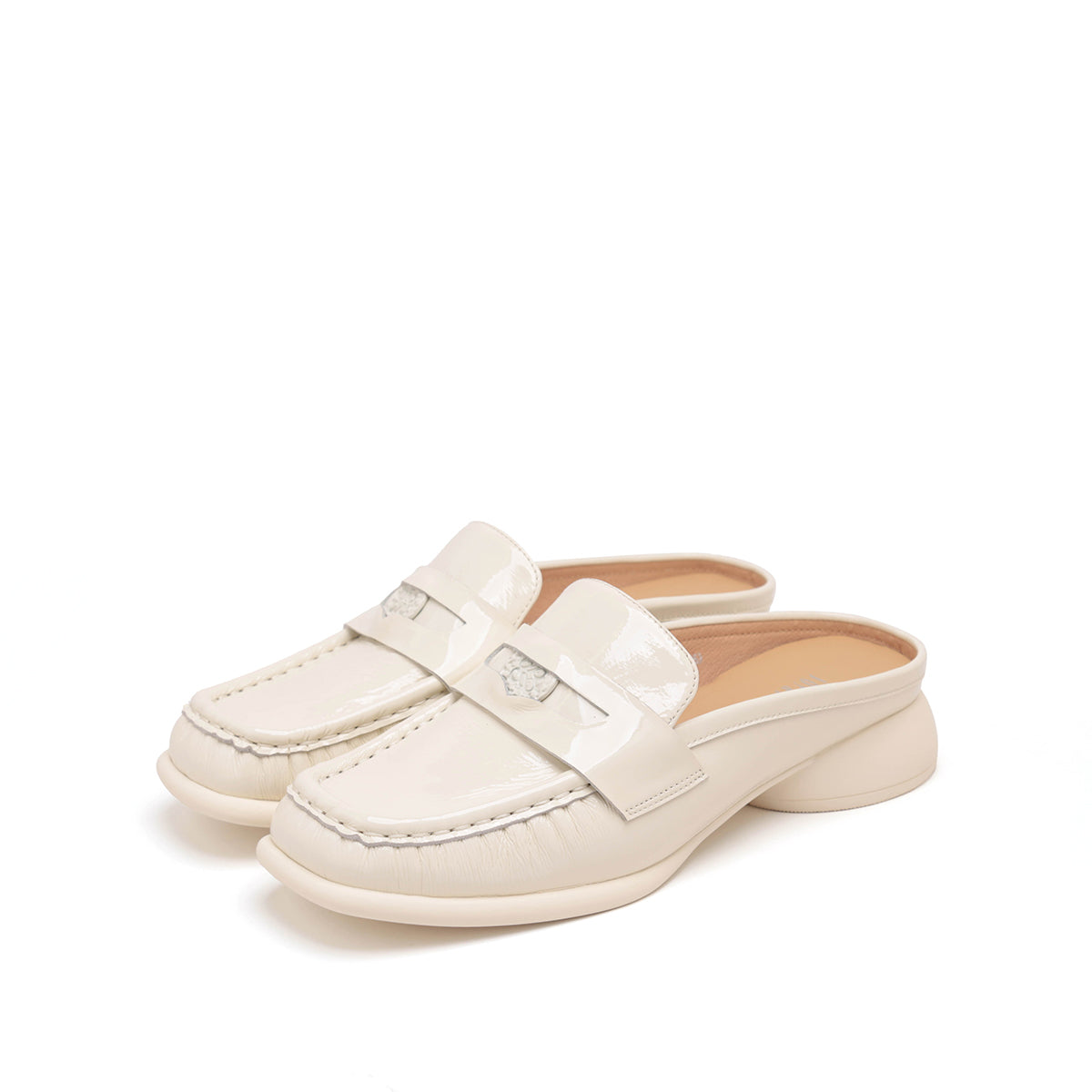 Soft Patent Mule Loafer