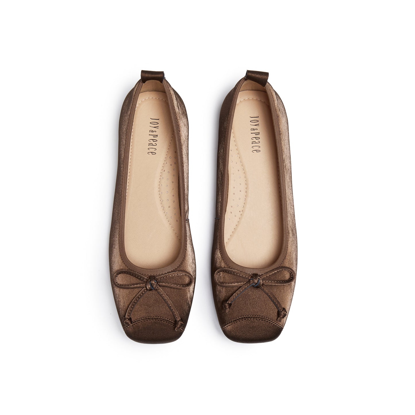 Silk Texture Calf Low Heel Pumps