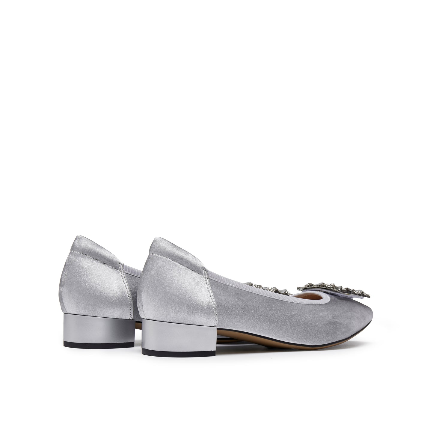 Silk Texture Calf Wedge Pumps