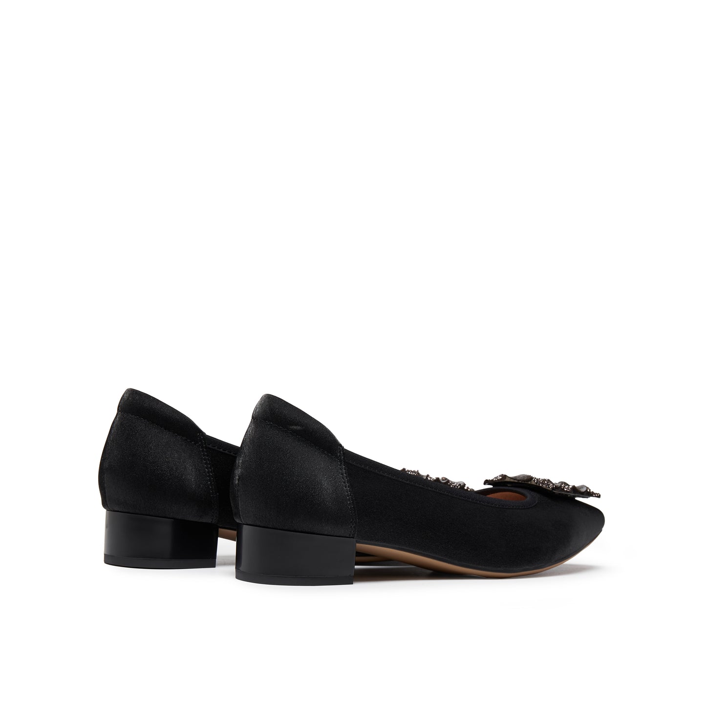 Silk Texture Calf Wedge Pumps