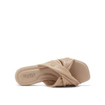 Softy Leather Twist Knot Sandals