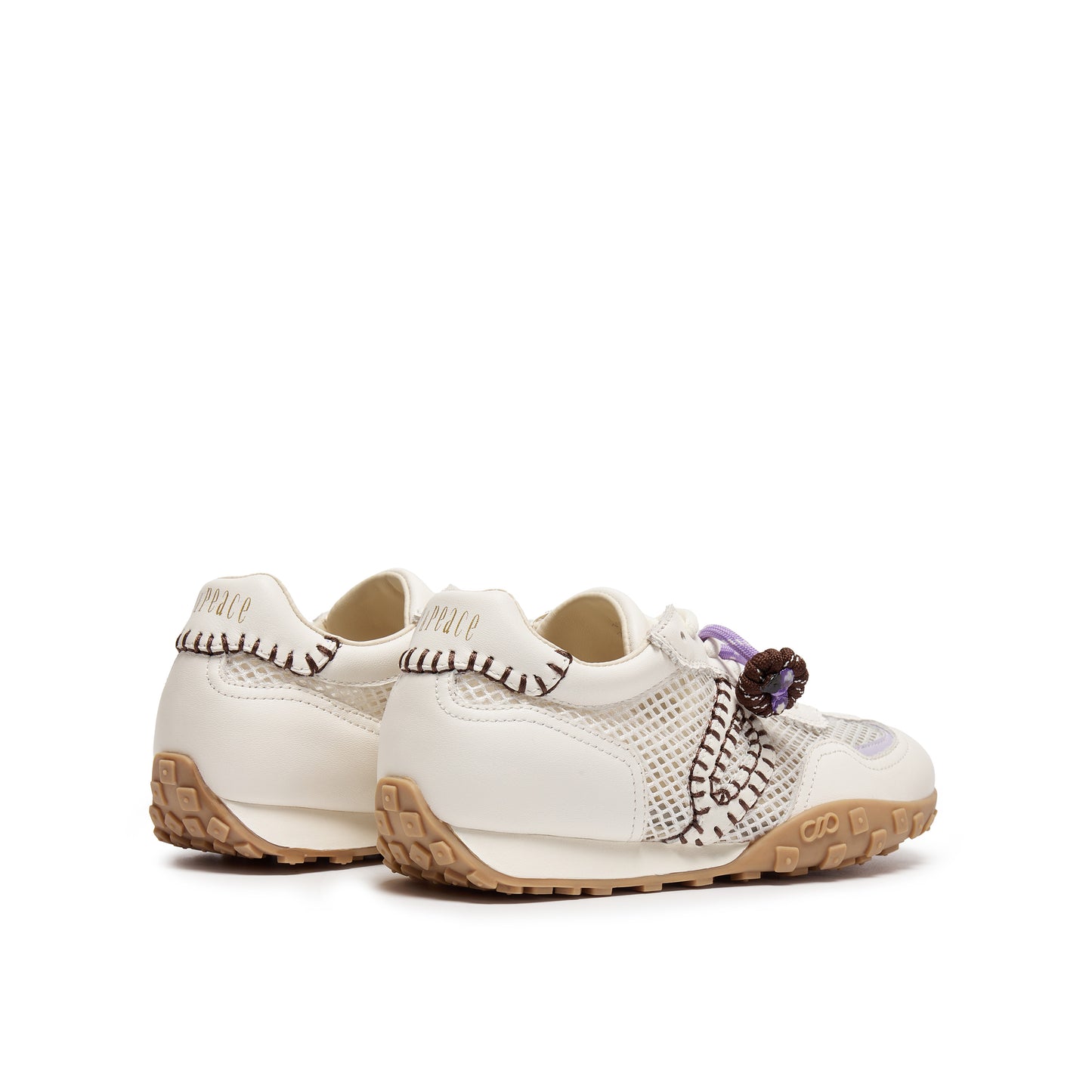 Mesh Sneakers with Pumpkin Charm