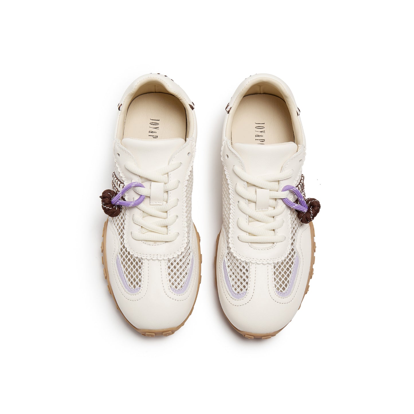 Mesh Sneakers with Pumpkin Charm