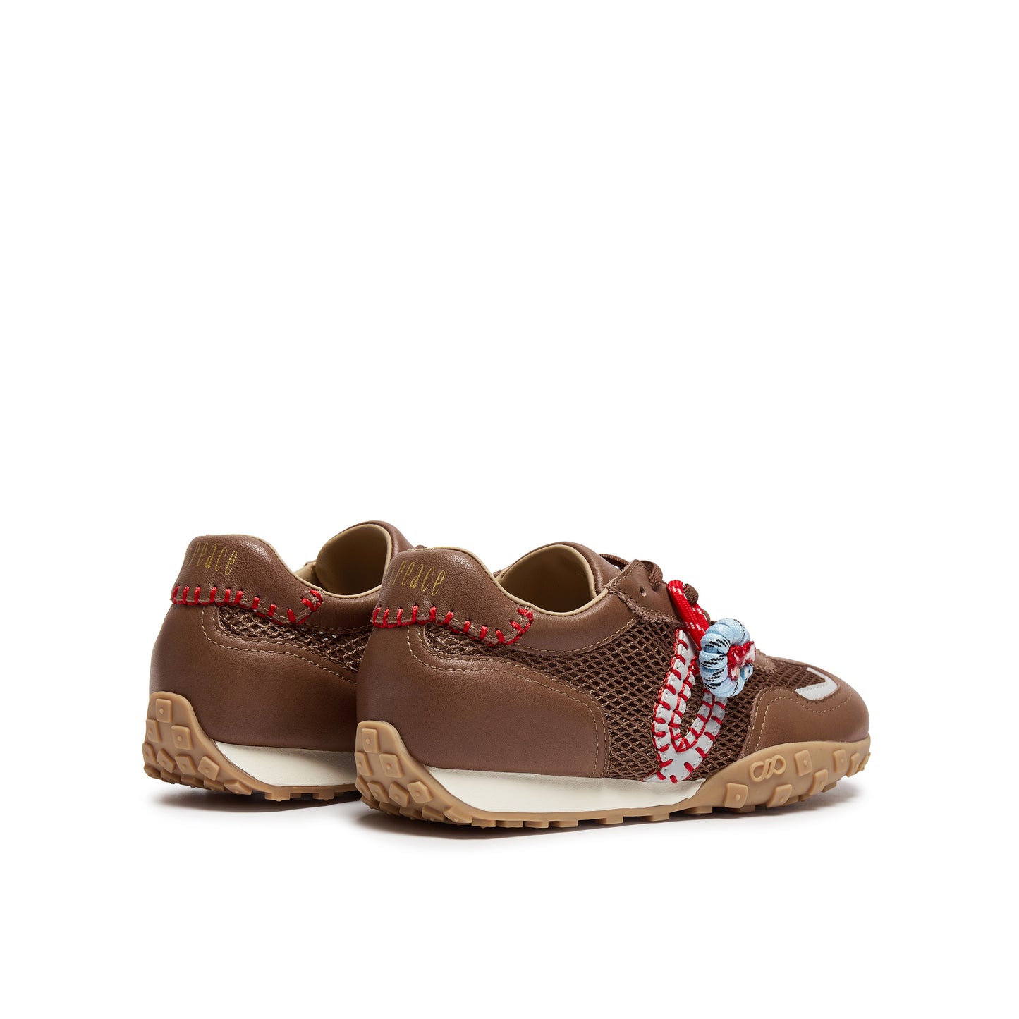 Mesh Sneakers with Pumpkin Charm