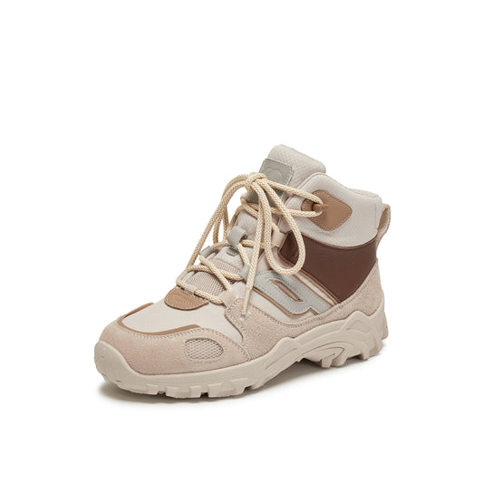Multi Material Hiking Boots