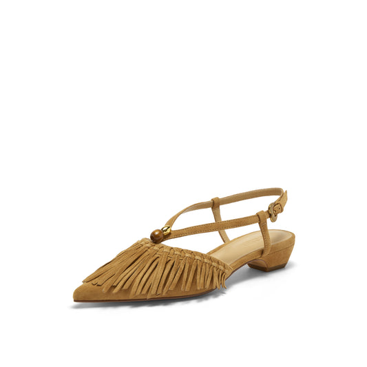 Tassel Slingback Pumps