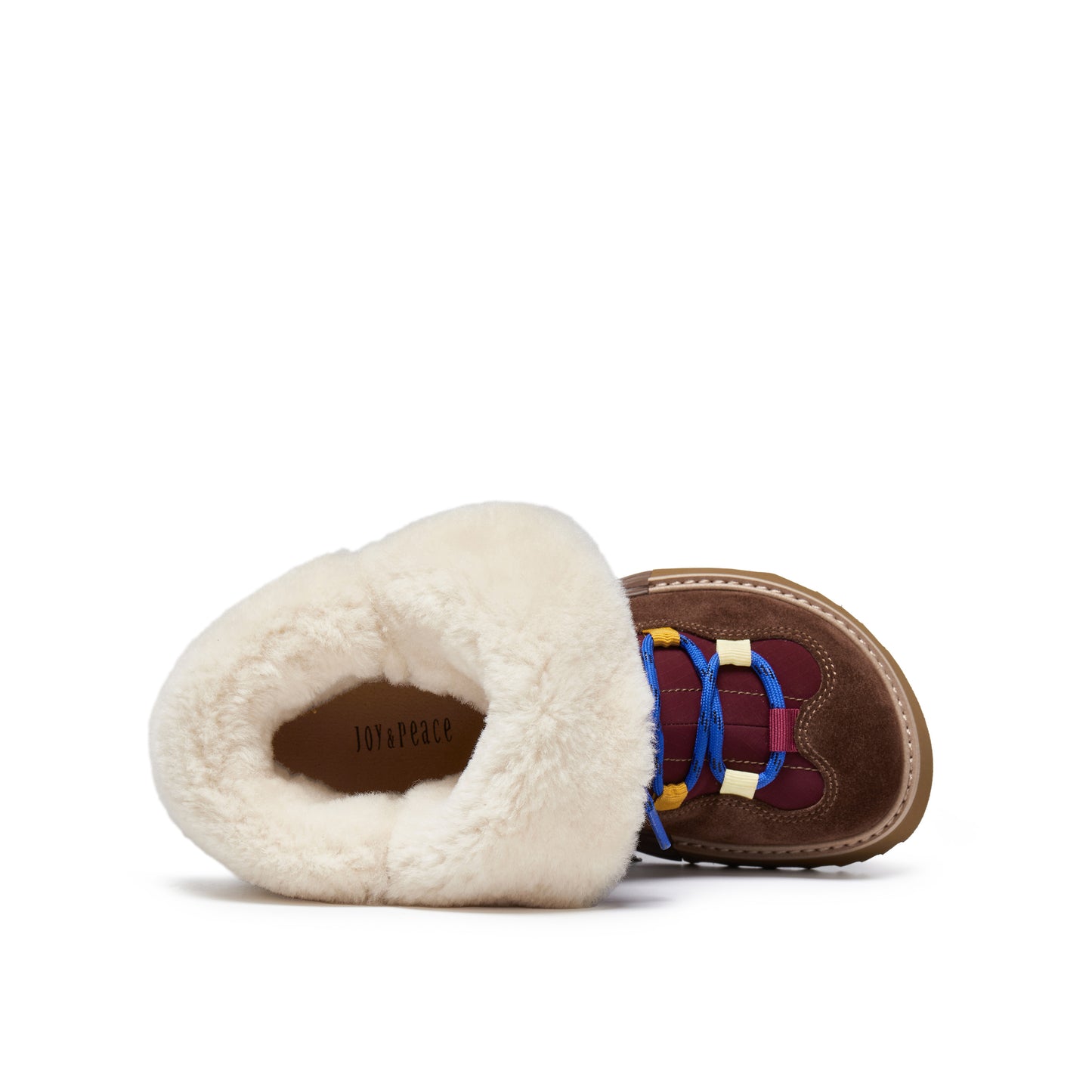 Wool Collar Hiker Boots