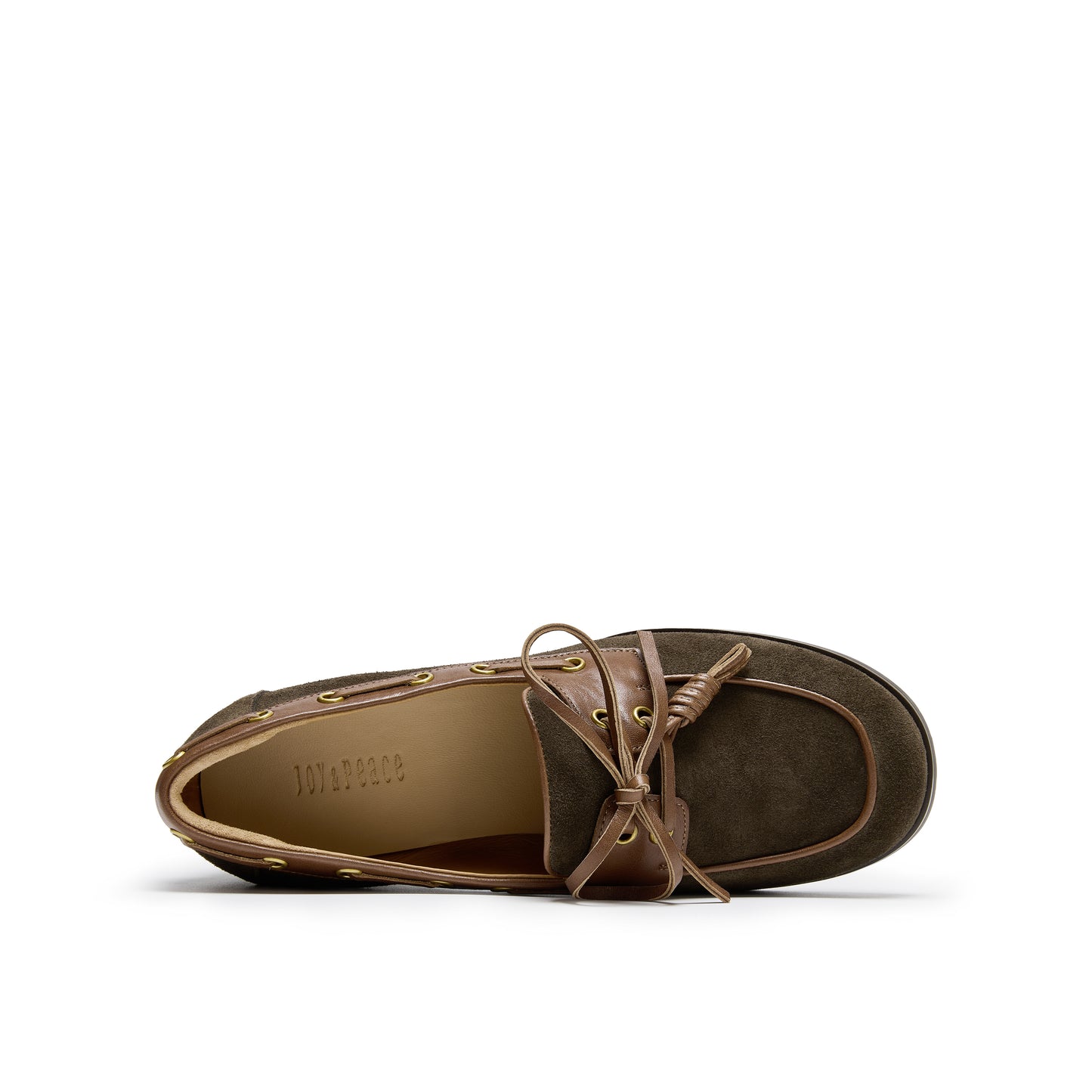 Retro Calf Split Boat Shoes