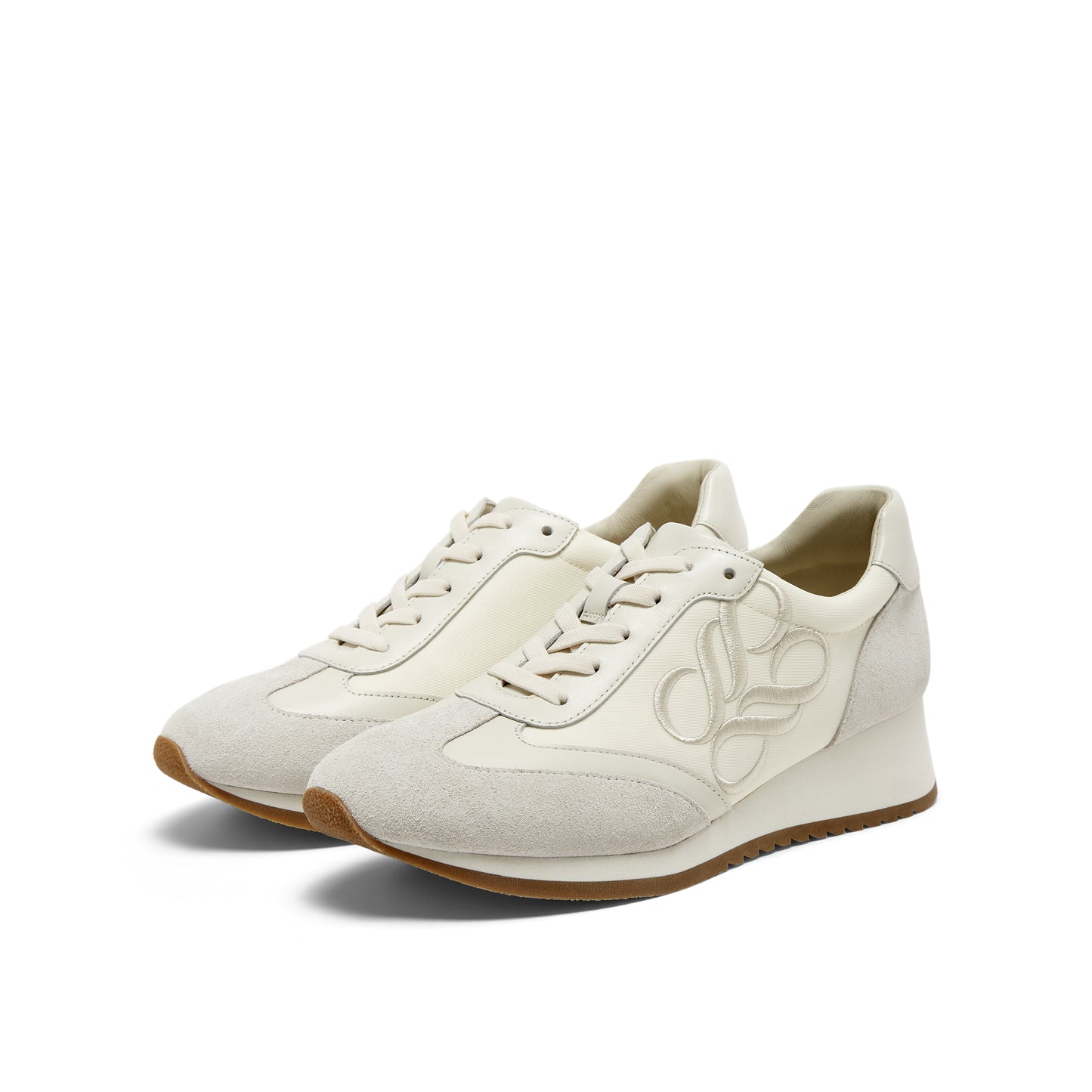 Minimalist Multi-material Sneakers