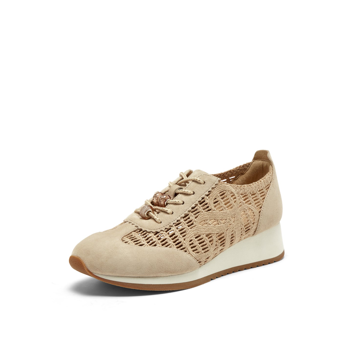 Perforated Weave Sneakers