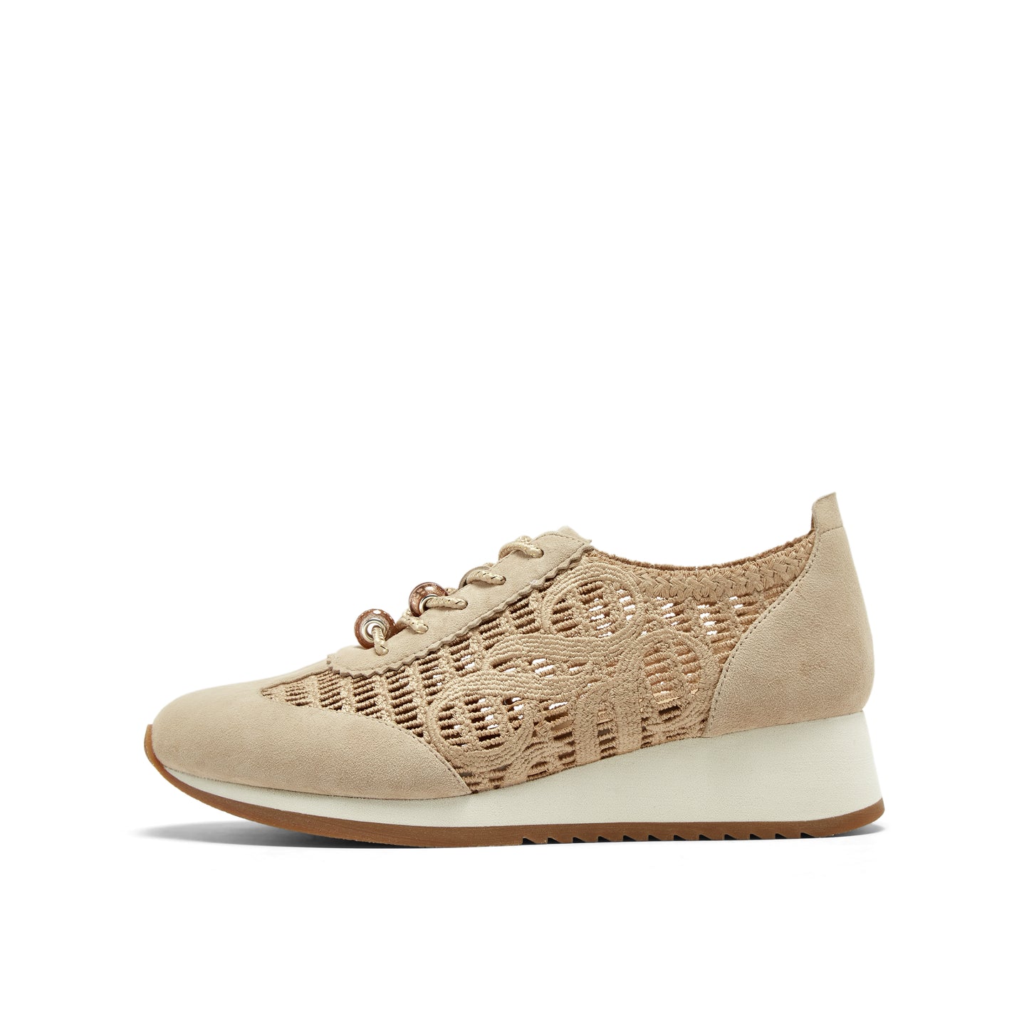 Perforated Weave Sneakers