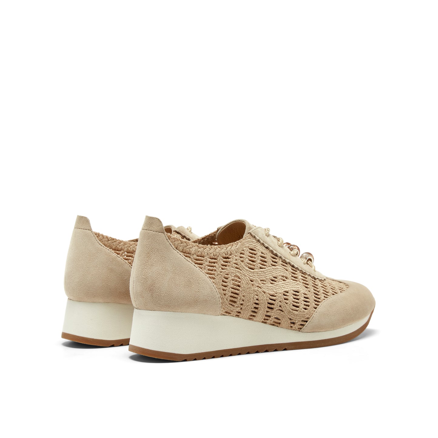 Perforated Weave Sneakers