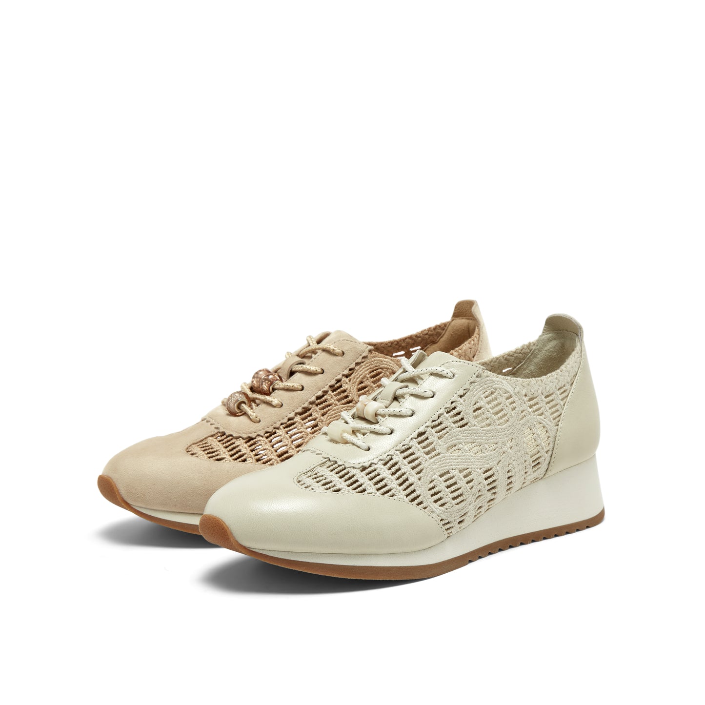 Perforated Weave Sneakers