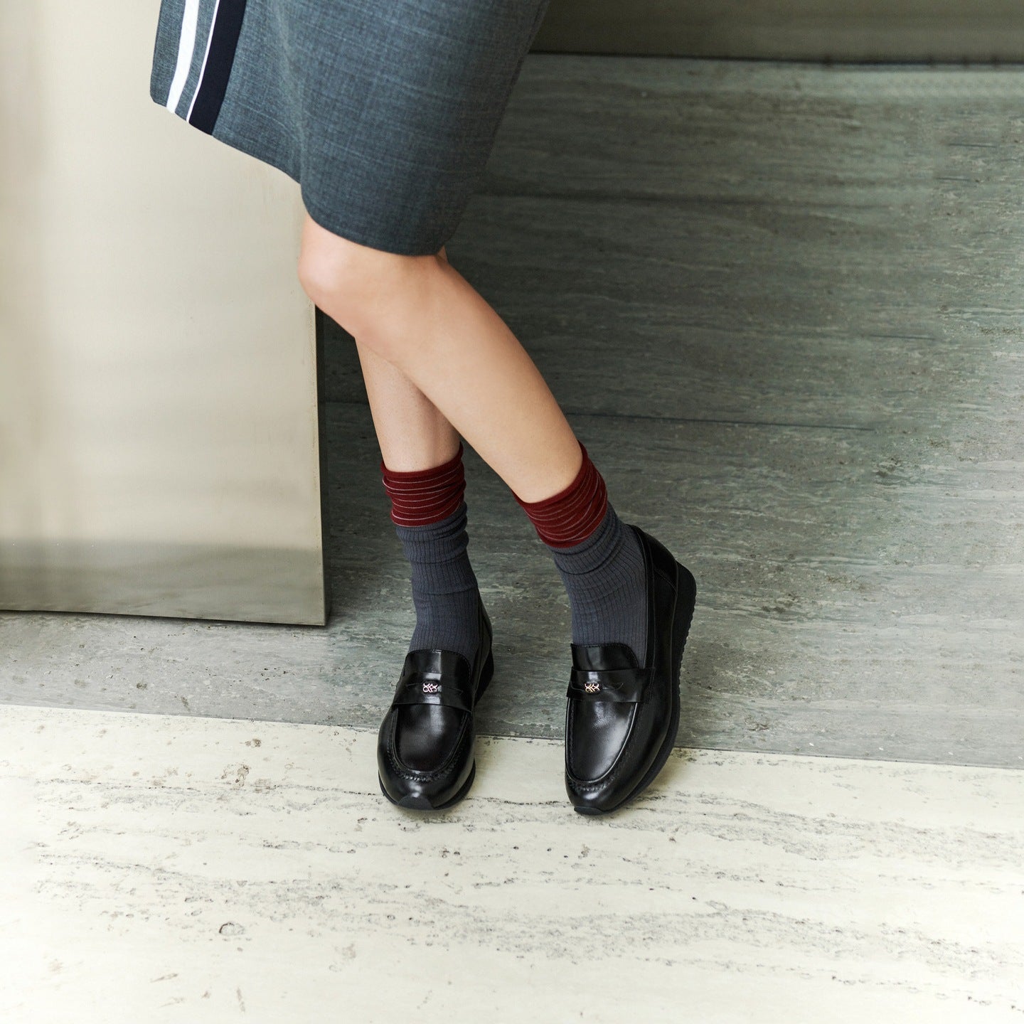Casual Wedge Slip-on Loafers