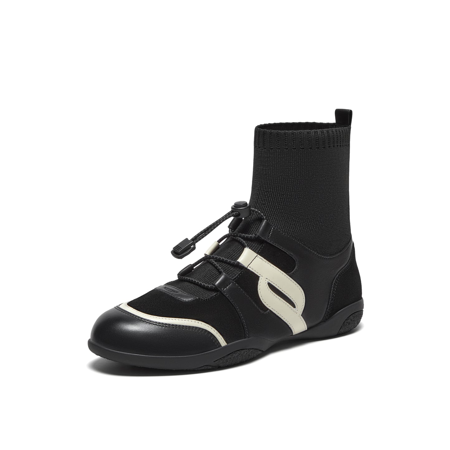 Elastic Knit Fabric Boxing Boots