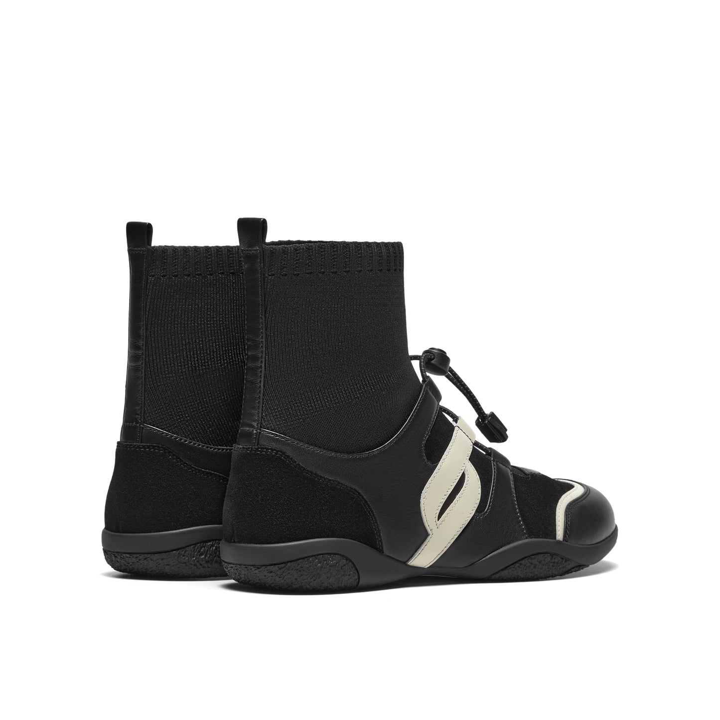 Elastic Knit Fabric Boxing Boots