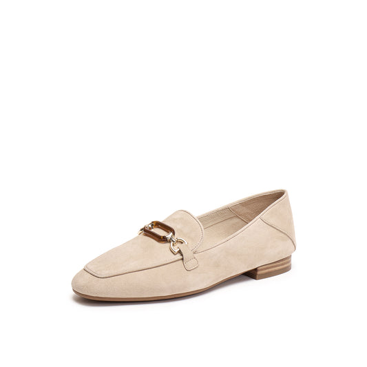 Classic Ornament Buckle Loafers